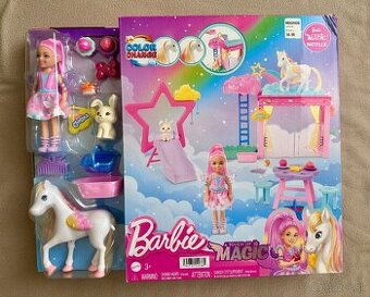 NOVÁ Barbie: A Touch of Magic (Chelsea) + poník