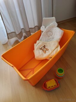 STOKKE vanička Flexi Bath a lehátko do vaničky + darček