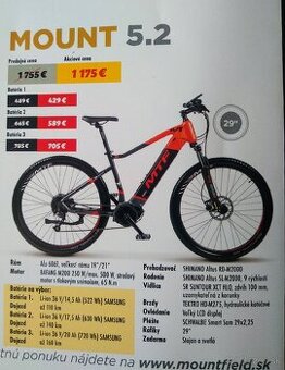 Ebike MTF - predám