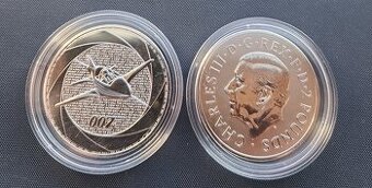 Anglicko Bond 007 2025 1oz investicne striebro