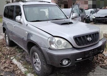HYUNDAI TERRACAN 2.9 CRDi 2004 predám DVERE, MOTOR J3, PIATE