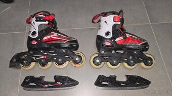 Detské korčule na ľad + kolieska