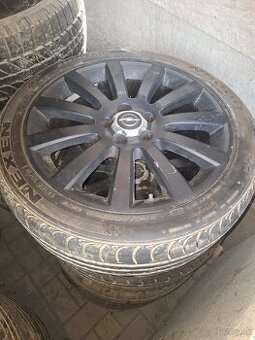 Elektróny orig.Opel 5x110 r18+letné pneu.