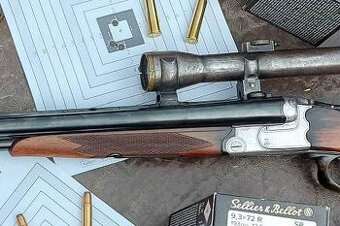 Raritny trojak E. von Nordheim ZELLA MEHLIS 9,3x72R 16/70