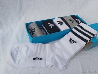 Pánské ponožky Adidas, celkově 6 párů v balení, vel. 41 - 45