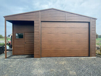 Garáž plechová 8x9 - 1