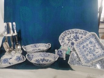 Cibulak, zwiebelmuster, bohemia, misa, sada