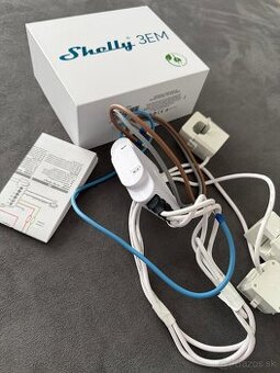 Shelly 3EM – trojfázový Wi-Fi merač spotreby elektriny