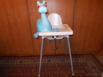 Detská stolička na krmenie IKEA