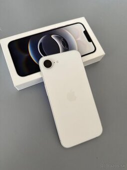 Predám IPhone 16e 128GB – ako NOVÝ, záruka 8/27, 100%BAT