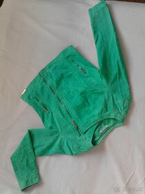 LAURA.JO dámska riflová zelená bunda na zips ( PC 199€