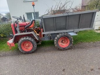 Malotraktor, dumper, vozidlo, 4x4, diesel, vlečka