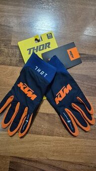 Motokrosove rukavice THOR Prime KTM