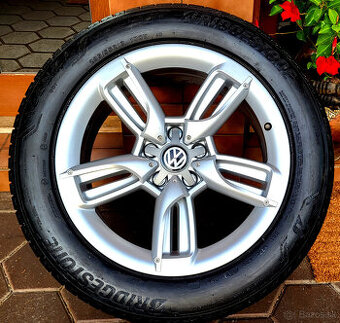 alu R18 5x112 orig. Audi + VW, pneu 235/55, Q3 + VW Tiguan