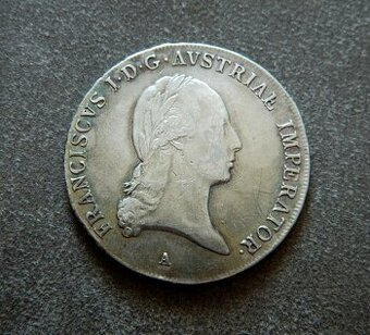 Predám 1 toliar 1821 A Franciscus I.