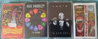MC kazety na predaj Motorhead, Ace Frehley (KISS) Lucie