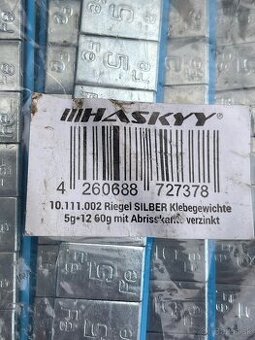 Predám vyvažovacie závažia na disky HASKYY