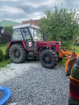 Zetor 6245 s prednou radlicou