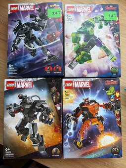 4x lego marvel, avengers, spiderman, infinity saga