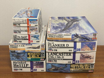 Plastikové modely lietadiel 1:72 a 1:144