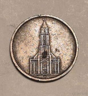 5 Reichsmark 1935 A, Paul von Hindenburg