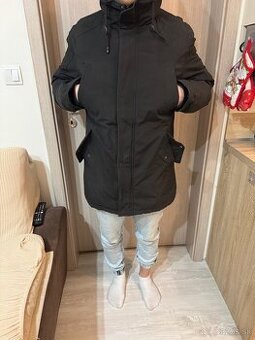 Zimná bunda, pánska | Zateplená, dlhšia, pod zadok