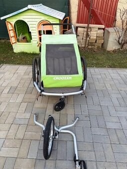 Detský vozík za bicykel