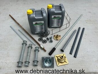 Spotrebný materiál na debnenie dištančky olej, kružky, lišty