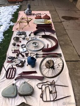 Jawa 250 Pérák FJ 1947 – kompletní, GO motoru, pův. SPZ, TP