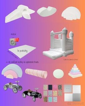 NA PREDAJ – SOFTPLAY & SKÁKACÍ HRAD (ZVYŠOK Z VYBAVENIA)