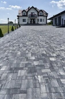 Zámková dlažba 250 m2  /  6 cm