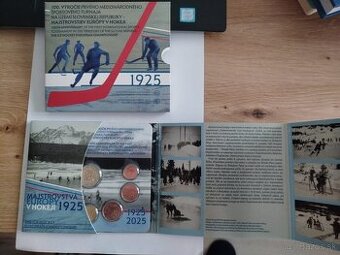 2 euro sada Slovensko hokej 2025 - set mincí