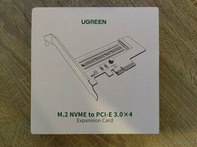 Predám Ugreen PCI-E kartu na M2 NVMe SSD disky