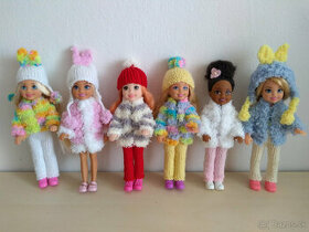 Vianočné šaty pre bábiky barbie Kelly CHELSEA ken e - 1