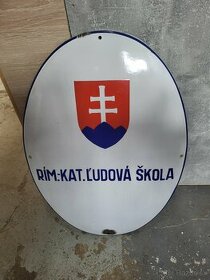 Smaltovane cedule Slovenský štát, československá republika - 1