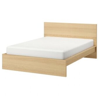 Posteľ MALM IKEA 180x200 + 2X vyklápací rošt