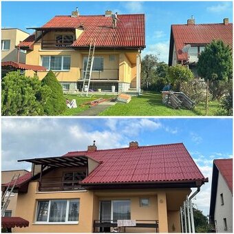 Natiranie striech// maľovanie // natery