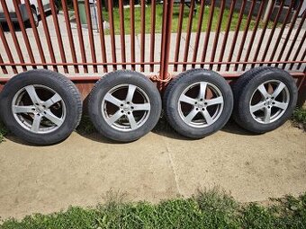 Alu disky 5x114.3 so zimnými pneumatikami 235/65 R18 - 1