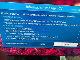 55" Samsung QE55Q80TA