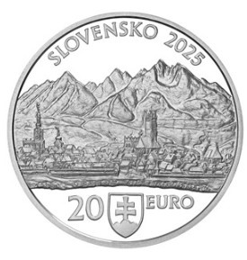 20€ Pamiatková rezervácia Kežmarok 2025 Slovensko