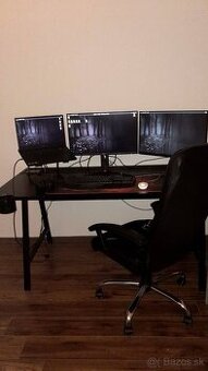 Predam cierny stol IKEA UTESPELARE