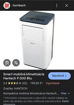 Mobilná klimatizácia Hantech