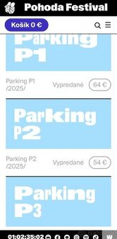 Kúpim Parking p3 a bližšie na Pohodu 2025