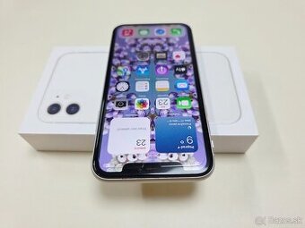 Apple IPHONE 11 WHITE 64GB,ZDRAVIE BATERKY 100%
