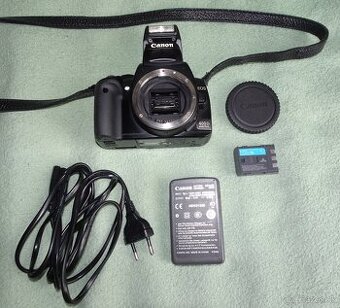 Predám japon. dig. zrkadlovku CANON 400D s bat. + nab...