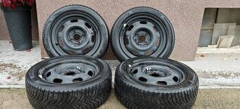 Plechové disky 4x100 a zimné Hankook 185/55 R14
