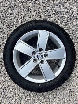 Alu disky s celoročnými pneu 195/55 R15