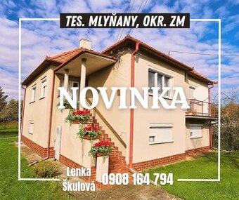 Dom s potenciálom polyfunkčného využitia T. Mlyňany