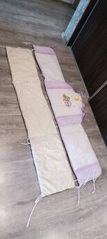 2 kusy mantinel / zábrana /chránič pre bábätko do postieľky