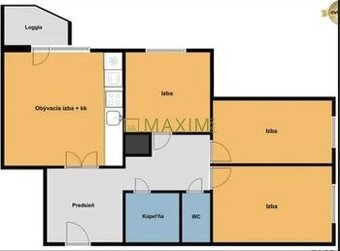 Veľkopriestranný 3-izbový byt na ulici Jána Smreka v Devínsk